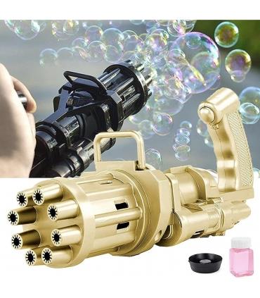 مینی حباب گاتلینگ برقی  Electrical Mini Gatling Bubble Gun for Colorful Bubbles